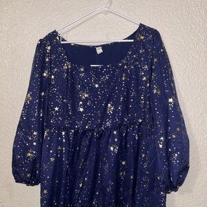 3/4 Sleeve Midnights Star Dress